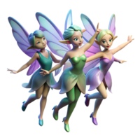 beautiful contemporary A Group of Fairies Dancing in a Moonlit genuine png