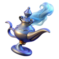 wonderful modern A Powerful Djinn Emerging from a Magic detailed png