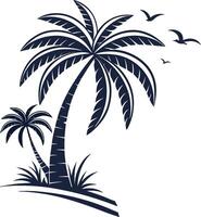 plant tree silhouette collection vector