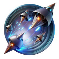 serene modern A fleet of sleek, triangular spaceships warping through a wormhole, leaving trails of distorted light. Dynamic lighting, abstract style exclusive png