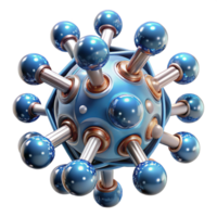 magnificent modern vibrant minimalist A Microscopic View of Nanobots Assembling exclusive professional png