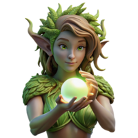 impressive rustic elegant creative A Serene Dryad with Bark Like Skin and premium detailed png