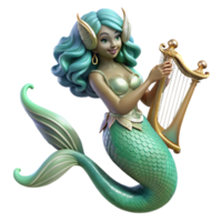 impressive modern impressive minimalist A Graceful Siren with Shimmering Scales authentic exclusive png