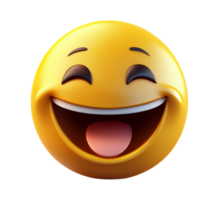 Isolated a smiling emoticion with a transparent background png