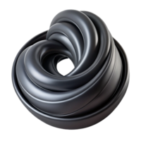 vibrant contemporary A dynamic composition of swirling lines and curves, in a monochromatic palette of deep black, creating a sense of movement and energy high quality png
