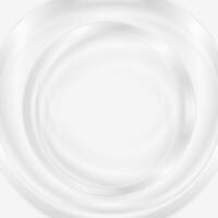 Grey abstract smooth circle background vector