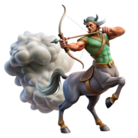 dramatic modern A Powerful Centaur Archer Aiming His Bow genuine png