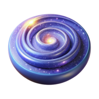 dramatic minimalist A field of glowing particles forming a spiral galaxy, with a sense of cosmic scale and wonder exclusive png