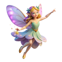 beautiful contemporary A Delicate Fairy with Iridescent Wings and high quality png