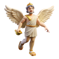 extraordinary contemporary vibrant contemporary A Swift Hermes with Winged Sandals original exclusive png