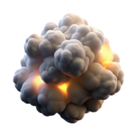 serene modern A cloud of swirling, smoke-like particles, illuminated by a dramatic, backlighting, rendered in a soft, ethereal style original png