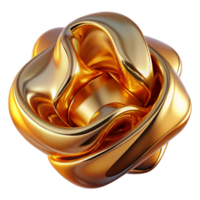 serene classic A dynamic flow of liquid metal, morphing and transforming into abstract shapes, with a reflective, metallic texture, lit by a warm, golden light original png
