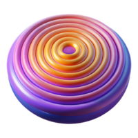 magnificent vintage impressive minimalist A Field of Pulsating Concentric Circles authentic detailed png