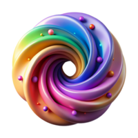 beautiful abstract A dynamic swirl of colorful particles, forming a vortex-like shape, with a motion blur effect, in a futuristic, particle physics style high quality png