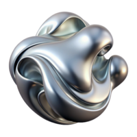 vibrant rustic A dynamic flow of liquid mercury, morphing and transforming into abstract forms, with a reflective, metallic texture, lit by a cool, silver light genuine png