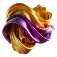 magnificent traditional A cascade of flowing, fabric-like forms, in rich, jewel-toned colors, with a smooth, silky texture, illuminated by a warm, golden light detailed png