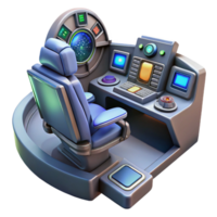 vibrant artistic dramatic creative A Spaceship Cockpit with a Complex Array genuine exclusive png