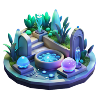 wonderful classic extraordinary creative A Futuristic Garden Filled with premium exclusive png