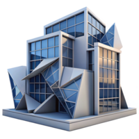 elegant vintage magnificent abstract Deconstructivist Office Building professional 4K png