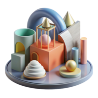 serene traditional Conceptual Architectural Model Abstract high resolution png