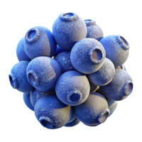 impressive contemporary Blueberries Covered in professional png