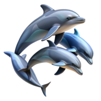 impressive contemporary extraordinary contemporary A Group of Dolphins Leaping out of the genuine exclusive png