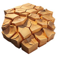 serene minimalist A cracked desert floor with intricate patterns, aerial photography, warm color palette authentic png