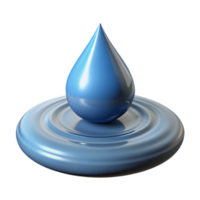 magnificent rustic A single, perfect raindrop falling onto a still pond, ripple effect, macro photography high resolution png