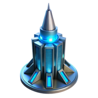 wonderful abstract elegant classic A Futuristic Bioluminescent Skyscraper authentic 4K png