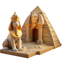 stunning modern elegant traditional A Mysterious Sphinx with the Head of a high quality high resolution png