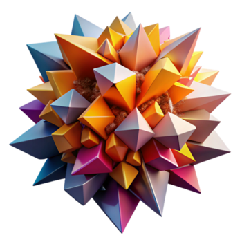 elegant classic A Chaotic Explosion of Vibrant Fragmented exclusive png