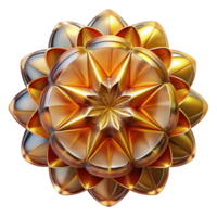 vibrant modern A kaleidoscopic array of overlapping, translucent shapes, bathed in a warm, golden light, in a psychedelic, Op Art style authentic png