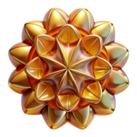 dramatic contemporary A kaleidoscopic array of overlapping, translucent shapes, bathed in a warm, golden light, in a psychedelic, Op Art style genuine png