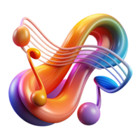 wonderful creative An Abstract Representation of Music Using premium png