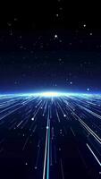 Light Beam Blue Particle Background Loopable video