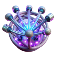 elegant traditional Intricate network of fiber optic cables pulsing with data, neon lights, cyberpunk style original png