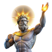 serene contemporary A powerful titan holding up the heavens, illuminated by divine light, in the style of Renaissance art authentic png