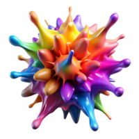 stunning classic A chaotic explosion of vibrant, watercolor splashes, lit by a dramatic chiaroscuro effect, in an abstract expressionist style professional png