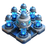 beautiful traditional A Group of Nanobots Assembling a detailed png