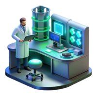 wonderful creative A Futuristic Laboratory Filled with genuine png