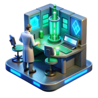 impressive modern A Futuristic Laboratory Filled with exclusive png