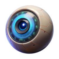 extraordinary vintage A Close Up of a Bionic Eye Intricate professional png