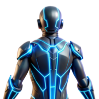 elegant artistic A Futuristic Exoskeleton Suit with high resolution png