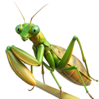 beautiful rustic A Praying Mantis Perched on a Branch high resolution png