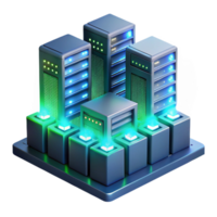 stunning creative A Futuristic Data Center Filled with Rows authentic png