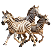 magnificent modern A Herd of Zebras Running Across the exclusive png