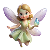 dramatic artistic A Delicate Fairy with Gossamer Wings authentic png
