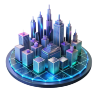 magnificent classic A Futuristic City Skyline Constructed of authentic png