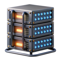 wonderful rustic A Server Rack with Blinking Lights and original png