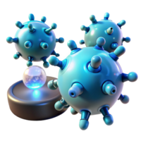 vibrant classic A Group of Nanobots Repairing Damaged premium png